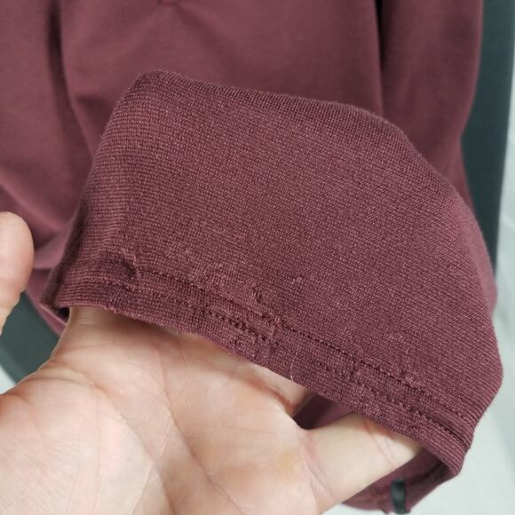 Patagonia Capaline 3, polar tech, Burgundy/gray 1/4zip pullover, XXL - Picture 2 of 4